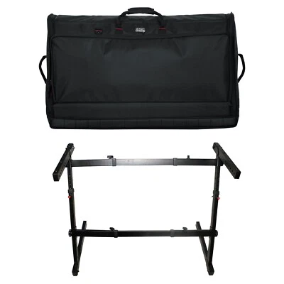 ProX X-ZSTN Adjustable Z-Stand with Gator Cases G-MIXERBAG-3621 Nylon Carry B... - Image 1 of 4