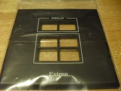 Extron MLC Plus 50 Face Plate (Black) 21-622-02LF - Image 1 of 2