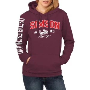 Damen Mädchen Kapuzenpullover Simson Racing Hoodie DDR unser Osten Motorrad - Bild 1 von 5