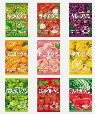 Kasugai 日本软糖糖果 (1 包) 9 种口味可选 — 第 1/4 张图片