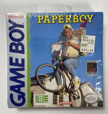 🔥 Paperboy 2 (Nintendo Game Boy, 1992) FACTORY SEALED H-SEAM 🔥 - Image 1 of 4