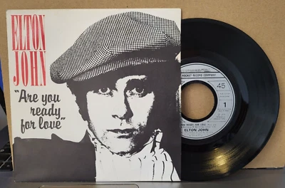SP 45T  Elton John ‎– Are You Ready For Love. Fra 1979 Pochette PROMO (N.M/N.M+) - Photo 1/3