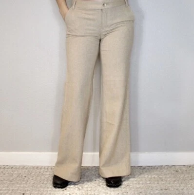 Vintage Banana Republic Wool Pants Size 4 Slacks Y2k Career Office Old Money - Image 1 of 4