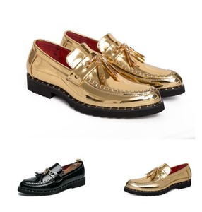 Mens Tassels Business Leather Casual Slip On Nightclub Pointed Toe Pumps Shoes 