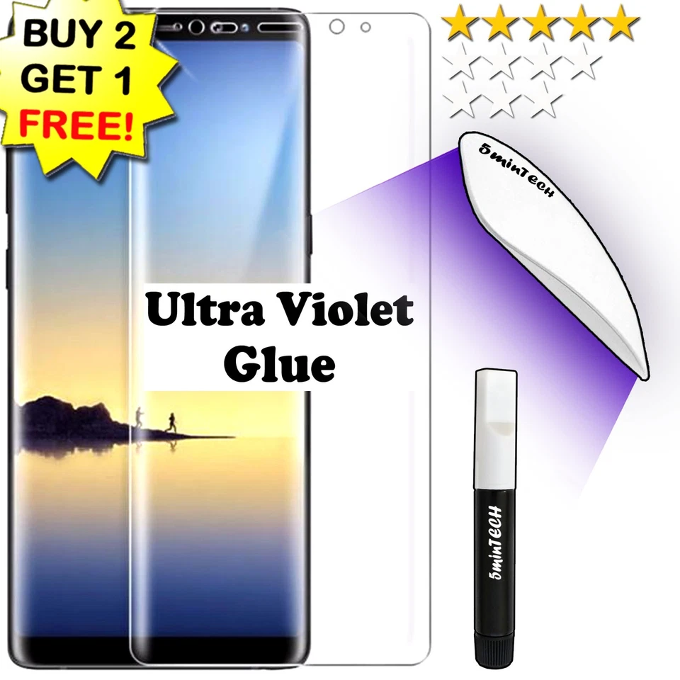 ✔ Tempered Glass Screen Protector HD Premium FOR SAMSUNG GALAXY S10/S9/S8 & Plus - Image 1 of 1