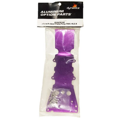 Dynamite Aluminum Front Skid Plate for Traxxas T-Maxx / E-Maxx - Purple DYN7613P - Image 1 of 2