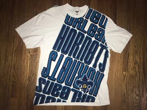 New Orleans Hornets T Shirt All Over Print Mens Large UNK NBA Preowned - Picture 1 of 5