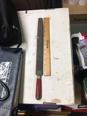 Vintage CRAFTSMAN Carpenter  FLAT / Rounded File 12" USA RARE * - Image 1 of 4