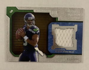 Russell Wilson 2012 Topps Strata 038/150 Rookie Patch RC Bronze Rare #RR-RW