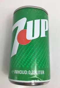 LATTINA SODA 7 UP 0,33l Paesi Bassi Olandese Aperto Verde - Foto 1 di 12