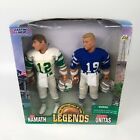 1998 NFL Starting Lineup Johnny Unitas Colts Joe Namath Jets 12 Figure Set