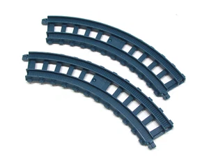 2 curved blue Track Replacement for Thomas & Friends Fix 'em Up Friends - Picture 1 of 3