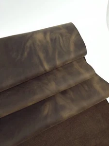 Café Cuarzo Aceite Pull Up Suave Vintage Impermeable Grabby Textura Cuero - Imagen 1 de 4