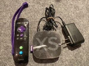 Transmisor multimedia Roku 2 XS (2.ª generación) 3100X con control remoto y cable de alimentación - Funciona - Imagen 1 de 5