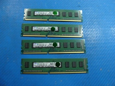 Dell 8700 Samsung 16GB (4x4GB) 1Rx8 PC3-12800U Memory RAM UDIMM M378B5173DB0-CK0 - Image 1 of 2