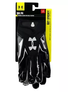 Under Armour Punisher Alter Ego F4 Football Gloves Size Large Marvel Black New - Picture 1 of 2