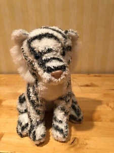 Fiesta weißer Tiger ~ 11 Zoll Plüsch-Baby-Dschungeljunges ~ gestreiftes Stofftier ~ genial! - Bild 1 von 10