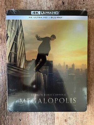 Megalopolis w. Steelbook (4K UHD + Blu-ray, EU Import, Region Free) *NEW/SEALED* Foto 1 de 4