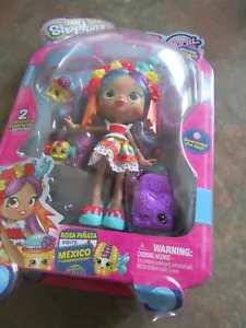 Shopkins Shoppies World Vacation Rosa Pinata Visits Mexico New Sealed - Picture 1 of 8