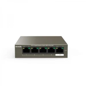 Tenda TENDA SWITCH 5 PORTE GIGABIT DESKTOP CON 4 PORTE PoE - Foto 1 di 4