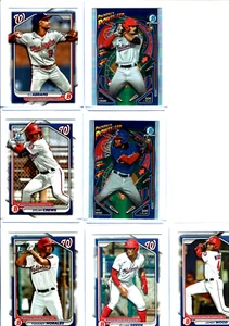 2024 Bowman Baseball Washington Nationals Team Set (5) Basiskarten ++WOW++ - Bild 1 von 1