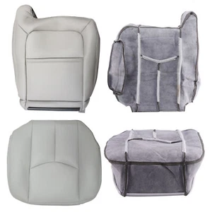 Front Driver & Passenger Side Seat Cover For 03-2006 Chevy Silverado GMC Sierra - Foto 1 di 12
