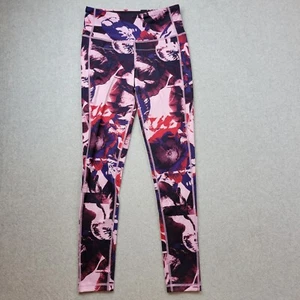 Lucy Leggings Womens Small Abstract Hatha Gym Pants Clothes - Picture 1 of 10