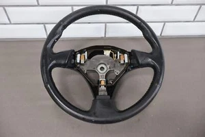 00-03 Volante Toyota MR2 Spyder Cuero OEM (Negro) Desgaste Pesado - Imagen 1 de 17