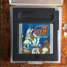 Earthworm Jim Nintendo Gameboy Color GBC Cleaned Tested Authentic Game Boy 