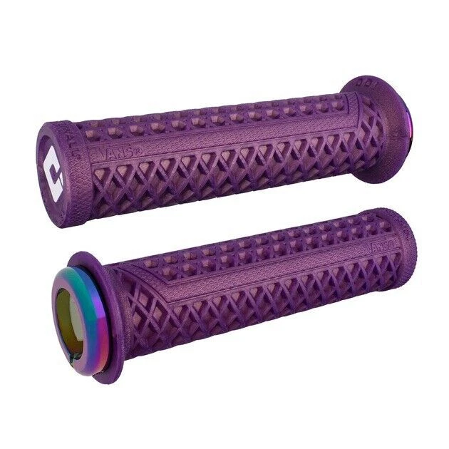 ODI Vans V2.1 Lock On Flanged Grips MTB Bike Black Red Blue Gum Graphite Purple - Image 1 of 2