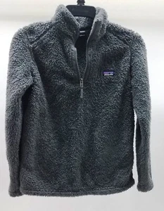 Girls PATAGONIA Gray Long Sleeve Furry Top L 12 - Picture 1 of 3
