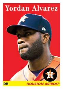 2023 TOPPS TBT 1958 BASEBALL SET 4 CARD HOUSTON ASTROS YORDAN ALVAREZ #12 - Picture 1 of 1