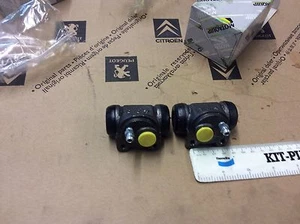 PEUGEOT 106 CITROEN SAXO PAIR OF BENDIX WHEEL CYLINDERS 440290 440291 VWC547 19M - Picture 1 of 2
