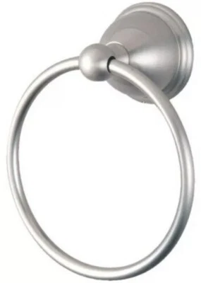 Kingston Brass Towel Ring BA3964Restoration 6" Towel Ring  Nickel - Image 1 of 3