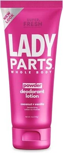 Lady Parts Damenhygiene Körper PUDER Deodorant Lotion Brüste Privat 4 Unzen UK - Bild 1 von 8