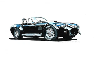 Auto Kunstdruck, Wandbild, Mancave, Geschenk, Shelby Cobra, AC, Classic Ford Cobra - Bild 1 von 1