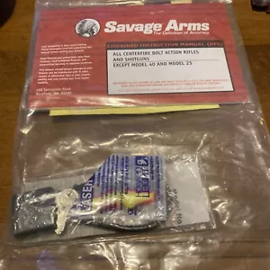 SAVAGE ARMS Centerfire Bolt Action Rifles & Shotgun Combined INSTRUCTION MANUAL - Picture 1 of 2