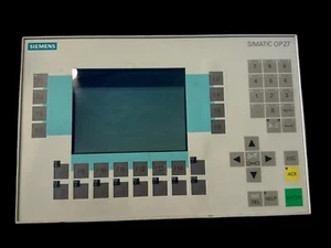 Siemens Simatic OP 27 Operator Panel 6AV3627-1JK00-0AX0 "Look" - Picture 1 of 10