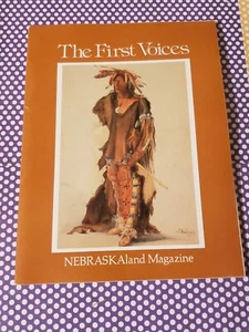 THE FIRST VOICES, NEBRASKALAND MAGAZINE, PAPERBACK, JAN/FEB 1984 - Picture 1 of 4