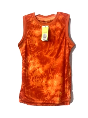 Camiseta sin mangas atlética All Motion niñas niños S 6 7 naranja nueva con etiquetas Foto 1 de 4