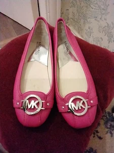 New Michael Kors Fulton Moc shoes Fuchsia Pink UK 5 ~New No Box~ - Picture 1 of 7