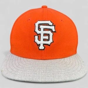New Era 59Fifty San Francisco Giants Hat Men's 7 1/2 Orange Gray Fitted MLB Cap - Picture 1 of 17