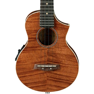 Ibanez UEW15E Flame Mahogany Concert Acoustic-Electric Ukulele Natural - Image 1 of 2