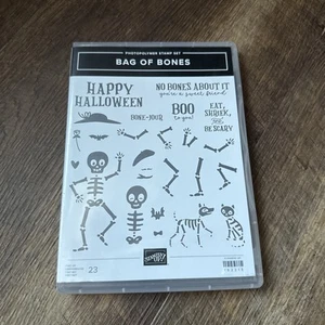 Vintage Stampin Up Retired Bag Of Bones Photopolymer Stempelset - Bild 1 von 2