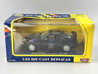 MOTORMAX Nissan 300 ZX 1:24 Scale Die-Cast Replica Black Fairlady Z🔰 New In Box - Image 1 of 4
