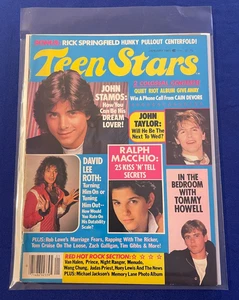 vintage Jan 1985 Teen Stars MAGAZINE COMPLETE VF+ John Stamos/Taylor (Duran)/DLR - Foto 1 di 7