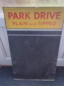 Park Drive Werbung Kreidetafel Vintage Kneipenartikel - Bild 1 von 3