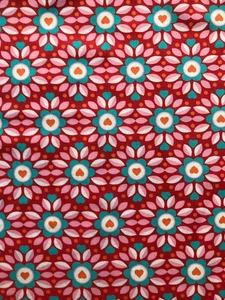 Baumwolle Webware Fall Flower   ökotex Reststück 76-78 cm - Bild 1 von 1