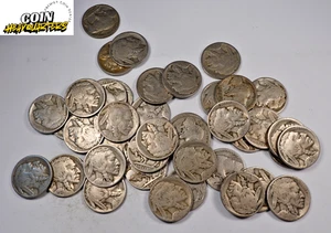 1916-1926 D/S NUR Büffelnickel Rolle * Teildatum * 40 Münzen * XBL99 - Bild 1 von 4