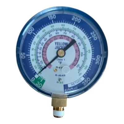 Yellow Jacket 49118 A2L Blue Low Side Replacement Manifold Gauge for